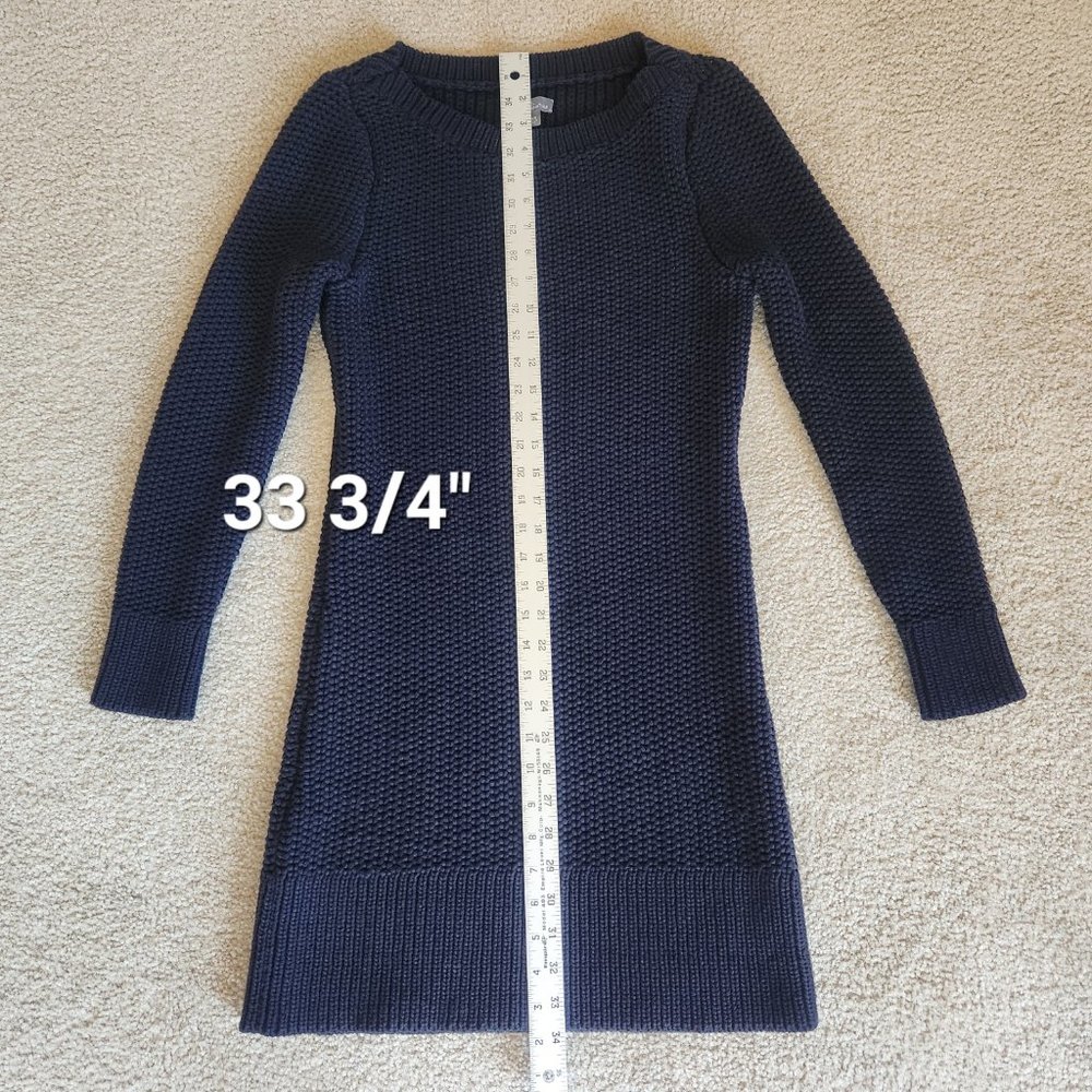 NWOT L.L. Bean Signature chunky knit sweater dress XXS - Picture 3 of 8